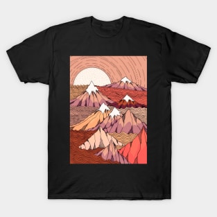 Sand ocean cliffs T-Shirt